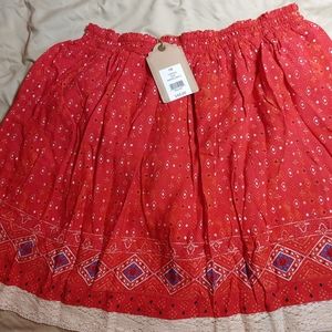 Red Camel Red Skirt 1X